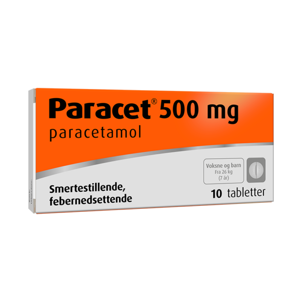 Paracet 500mg 10 tabletter