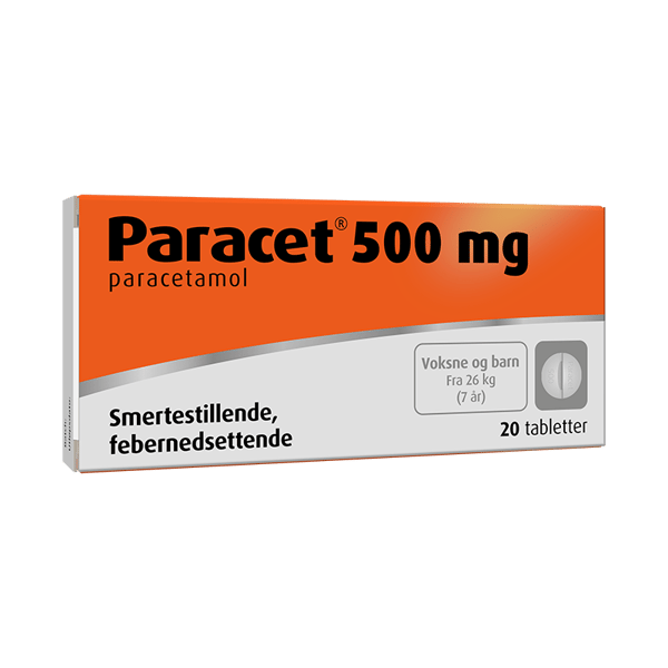 Paracet 500mg 20 tabletter